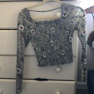 Crop top long sleeve